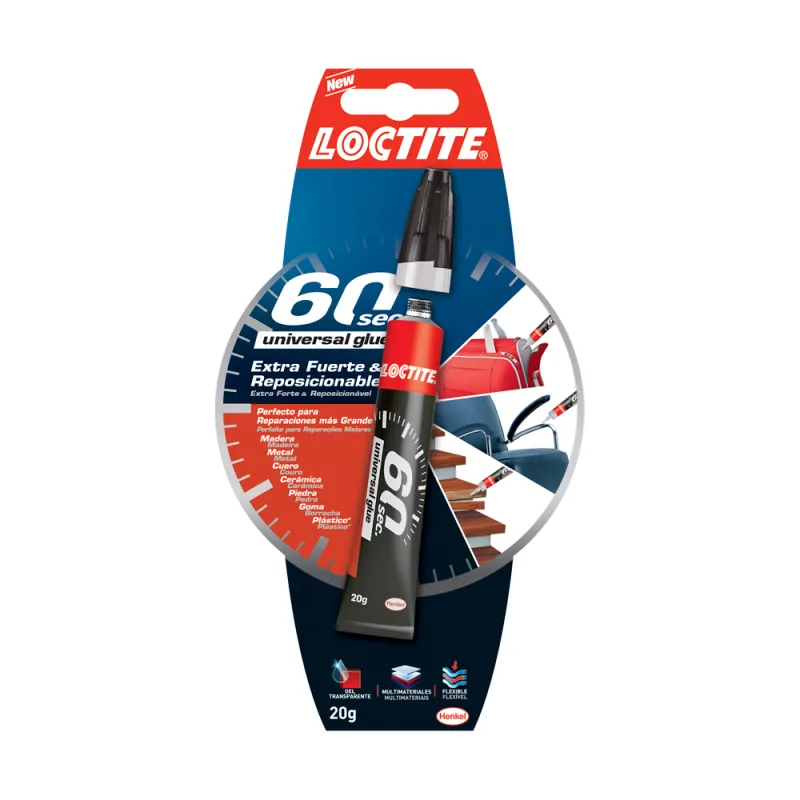 Adhesivo multiuso 60 seg loctite 20 g