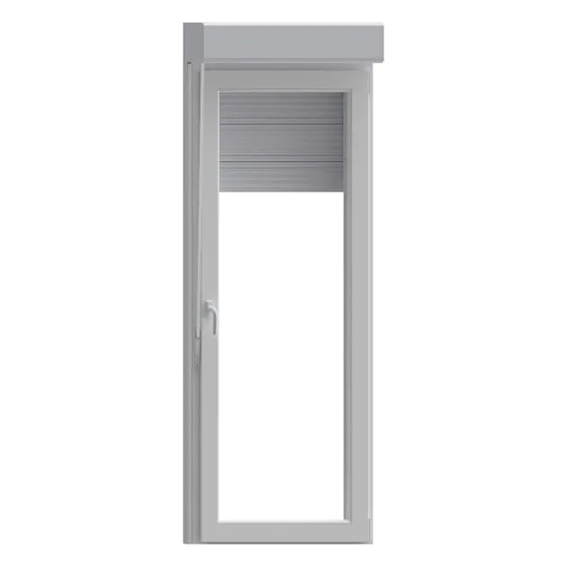 Balconera pvc practicable persiana derecha 217x90 cm geom