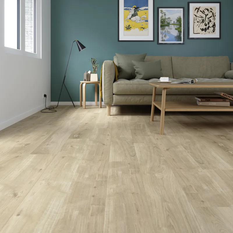 Suelo laminado ac4 jaco natural 128,6x19,4 cm cooke & lewis