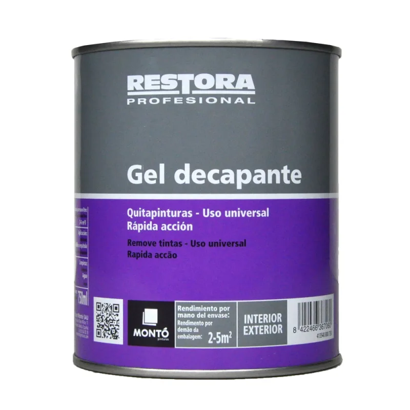 Gel decapante restora profesional 750 ml