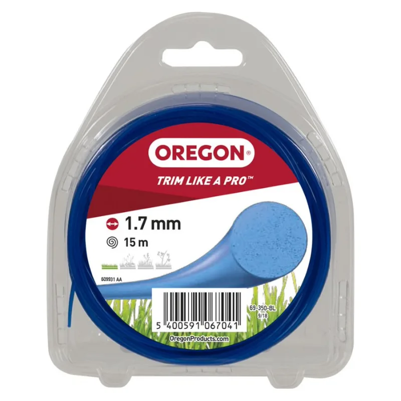 Hilo oregon redondo azul 1.7mm x 15m