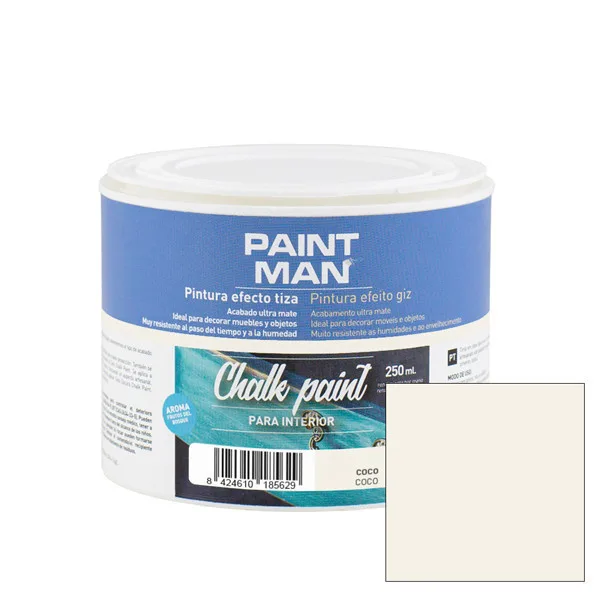 Pintura a la tiza chalk paint coco 250ml