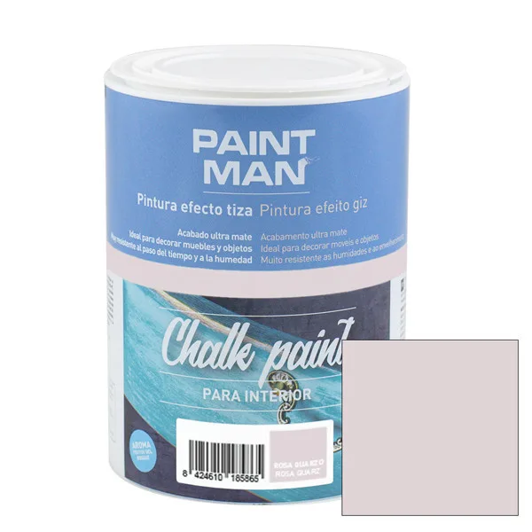 Pintura a la tiza chalk paint rosa cuarzo 750ml