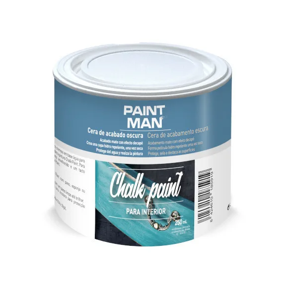 Cera para acabado de muebles chalk paint oscuro 250 ml
