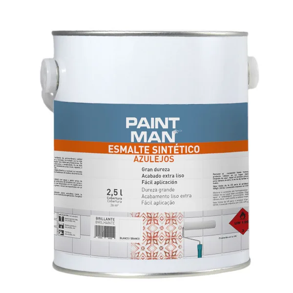 Esmalte azulejos blanco brillante 2,5l