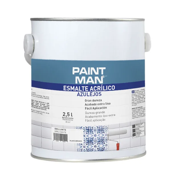 Esmalte azulejos blanco brillo 2,5l