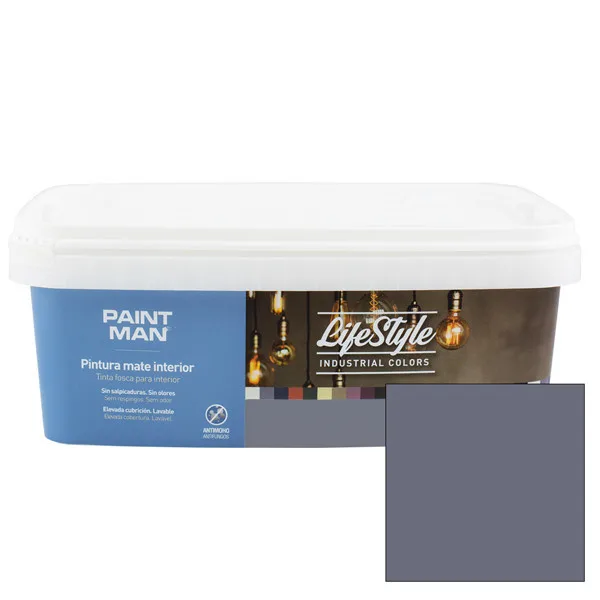 Pintura interior paintman lifestyle industrial gris basalto 2,5l