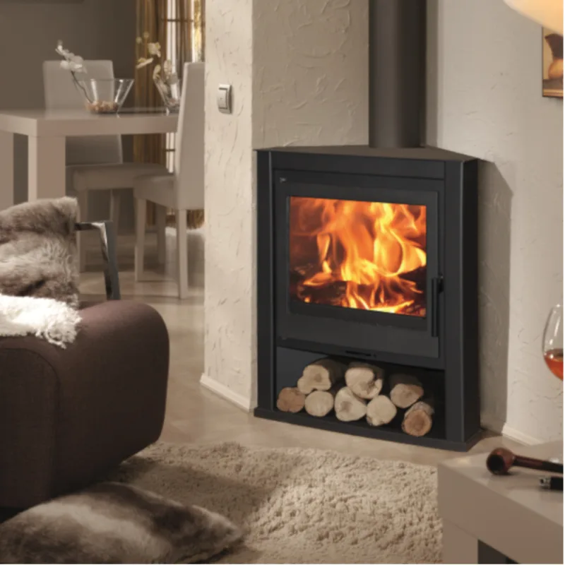 Estufa de leña rinconera e40 6,85kw panadero