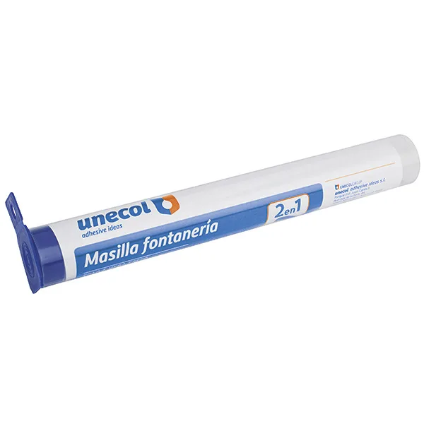 Masilla epoxy fontanería 125 g unecol