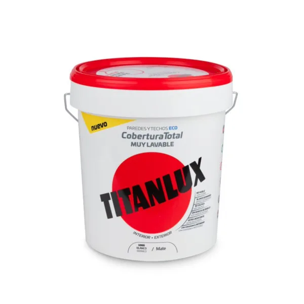 Pintura titanlux cobertura total blanco 15 l