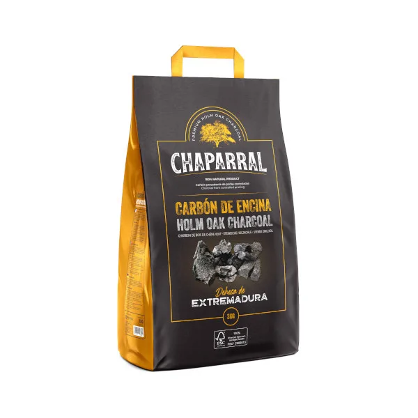 Carbón vegetal 3 kg chaparral