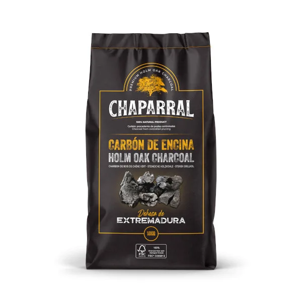 Carbón vegetal 10 kg chaparral