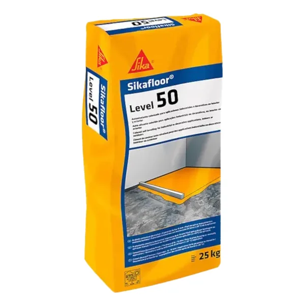 Mortero autonivelante sikafloor 50 level 25 kg