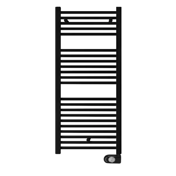 Radiador toalleros digital kronos negro 600 w inerzia