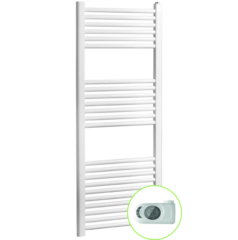 Radiador toallero digital kronos blanco 600 w inerzia