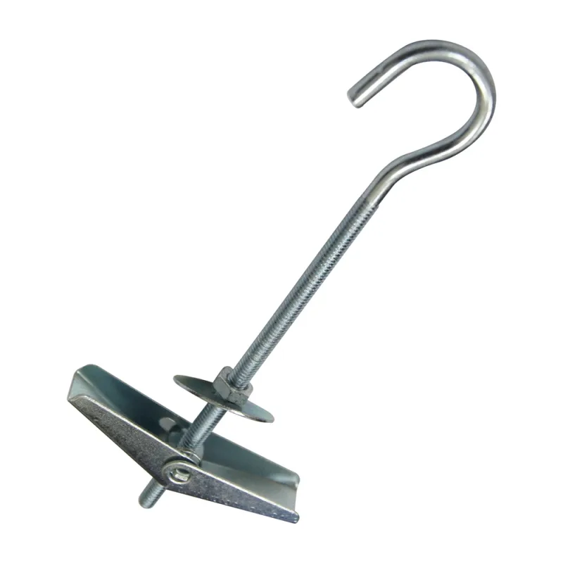 Pack 2 tacos basculante con gancho diall m4 x 80 mm