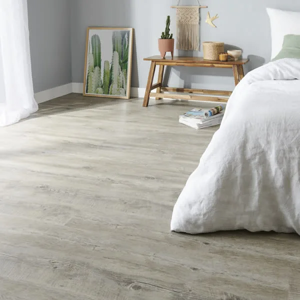 Suelo vinílico click spc marrón eliza