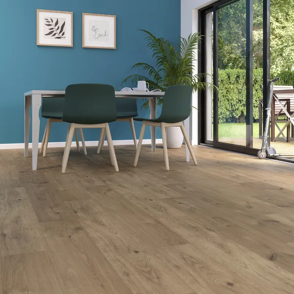 Suelo laminado ac5 roble natural 8 mm orbetello cooke & lewis