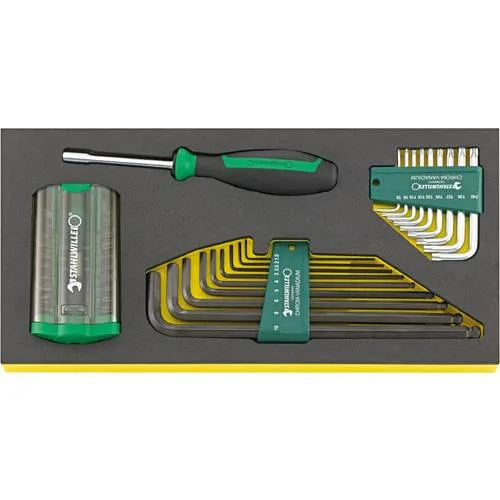 Stahlwille 96838768 juego herramientas, sistema bandejas tool control tcs 1201/4000/10766/38