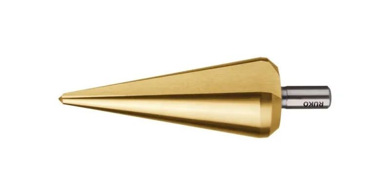 Broca cónica hss-tin (ø 5,0-31,0 mm) ruko 101008t