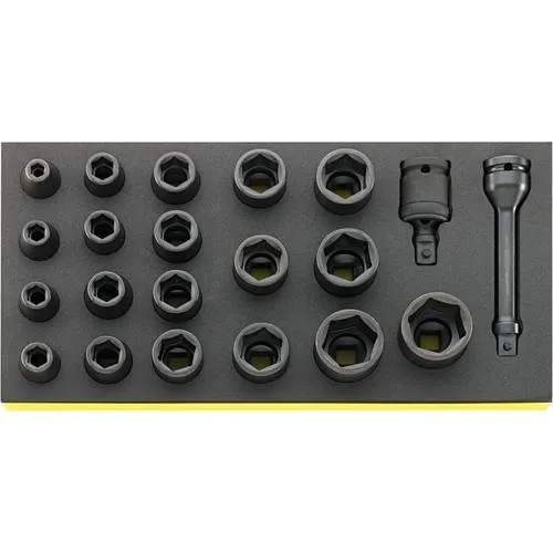 Stahlwille 96838791 juego herramientas, sistema bandejas tool control tcs 50imp/19/2