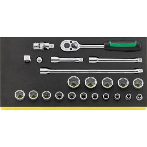 Stahlwille 96830218 juego herramientas, sistema bandejas tool control tcs 456/16/7