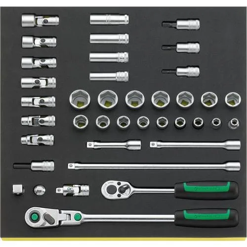 Stahlwille 96830602 juego herramientas, sistema bandejas tool control tcs 456/31/8