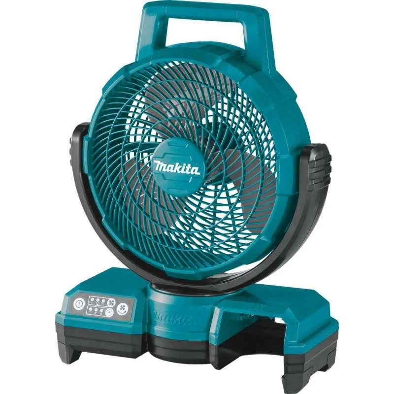Makita ventilador portátil 14,4 y 18 v azul y negro