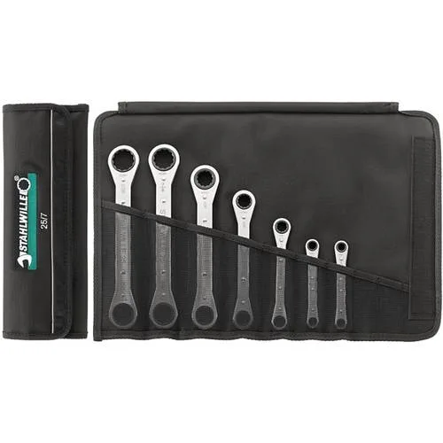 Stahlwille 96411302 juego llaves de carraca poligonal 25/4