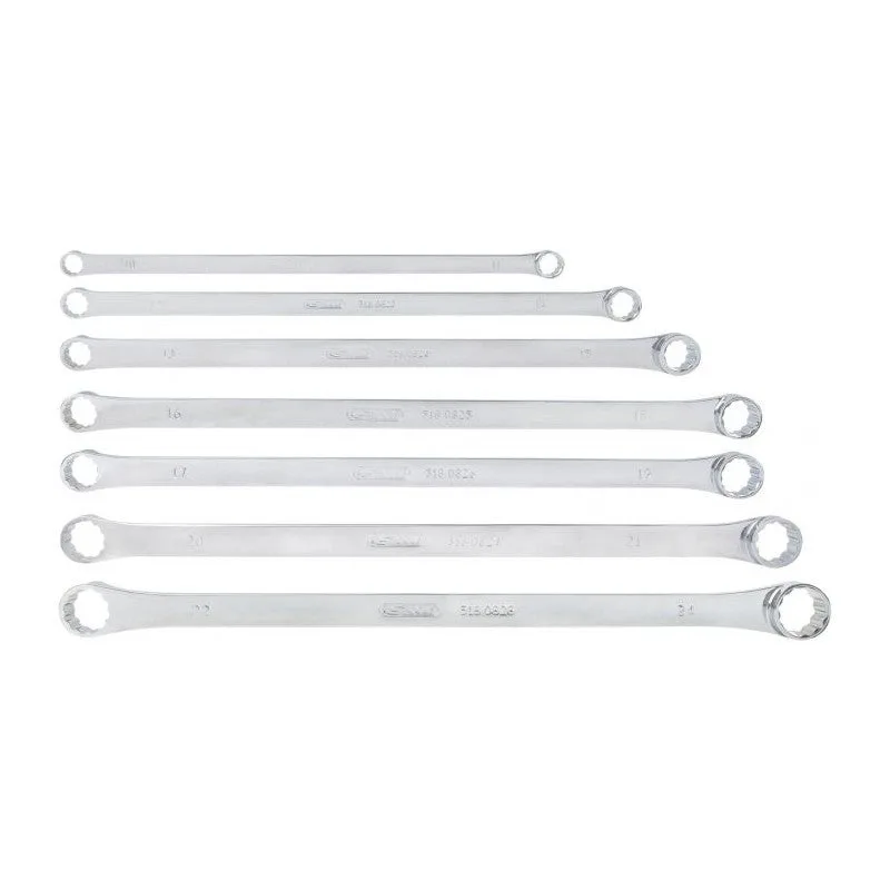 Ks tools jeu de clés polygonales chromeplus, extra longues, 7 pcs