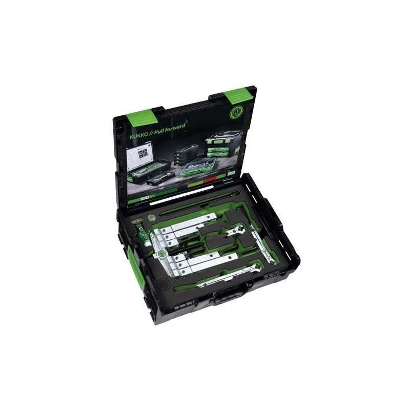 Juego extractores dos y tres patas con ganchos extrafinos kukko k-2030-10-s-t