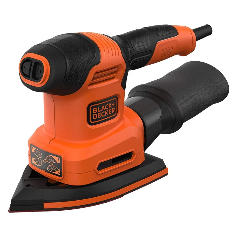 Lijadora con cable multi black & decker 200w + accesorios y bolsa