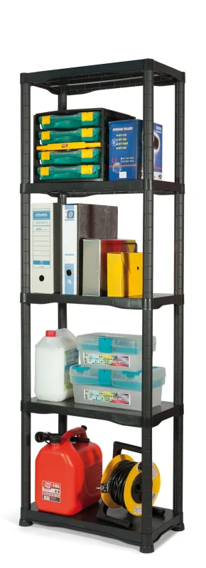 Estantería de resina biocompostable tayg 180x60x30cm