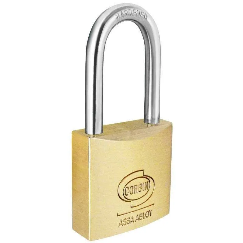 Candado arco largo llaves iguales de 50 corbin l-112-50-ka2