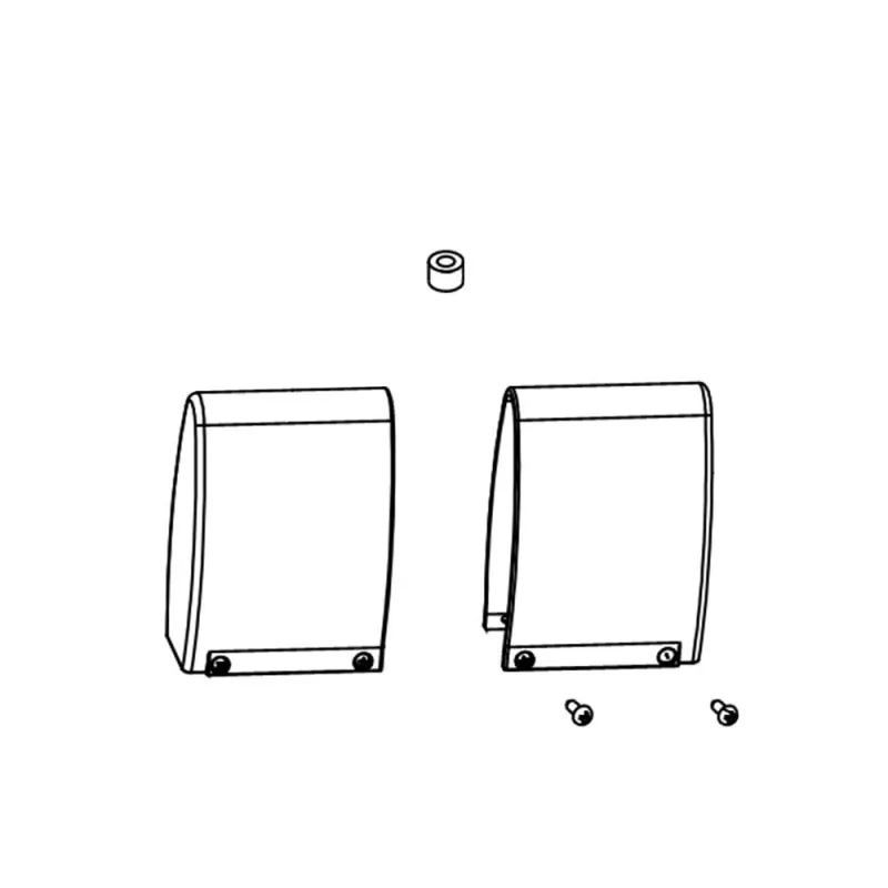 Par de tapas finales costa mse1w faac 3900 repuesto original con garantía