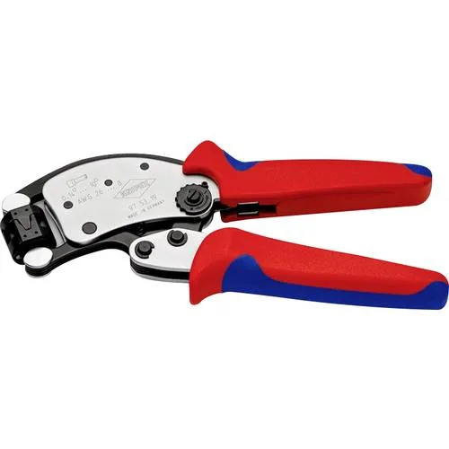 Knipex 97 53 19 twistor® t pince à sertir auto-ajustable pour embouts