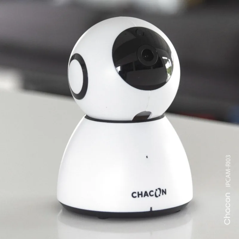 Cámara de vigilancia motorizada chacon blanca con wifi