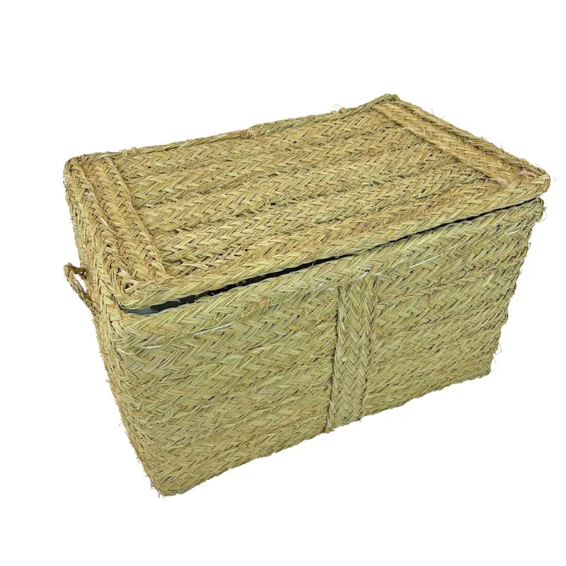 Baúl de esparto 50 x 32 x 33 cm