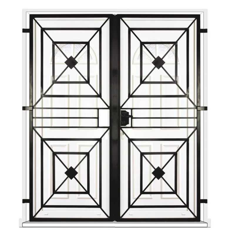 Grid de puerta de toulousaine -2 hojas para la caja h = 230 cm x l = 150 cm (lado de la tabla)