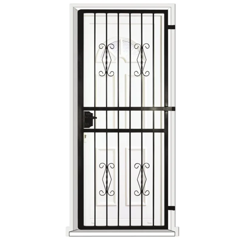 Grid de puerta rústica -1 de ancho para la caja h = 230 cm x l = 80 cm (lado de la tabla)