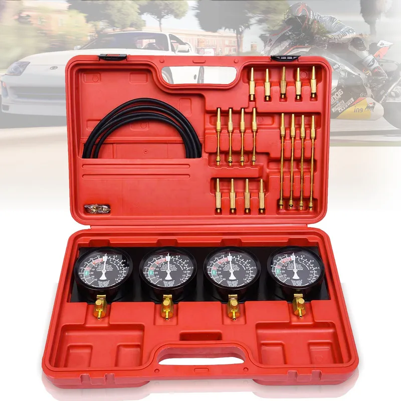 Sincronizador de carburador manómetro de vacío tubos de extensión de herramientas universales