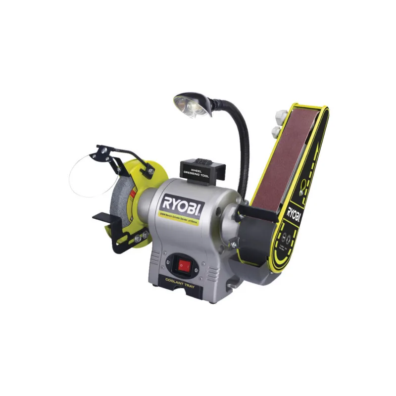 Carrete de cinta y disco ryobi 250 w rbgl250g