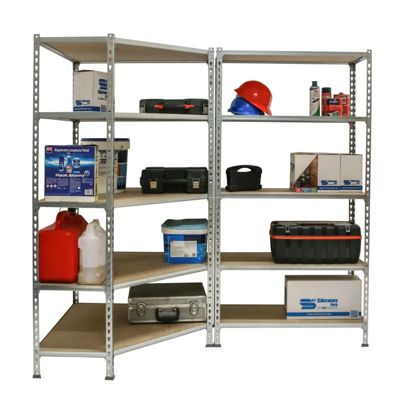 Pack estanterías metálicas 1550 kg 10 baldas