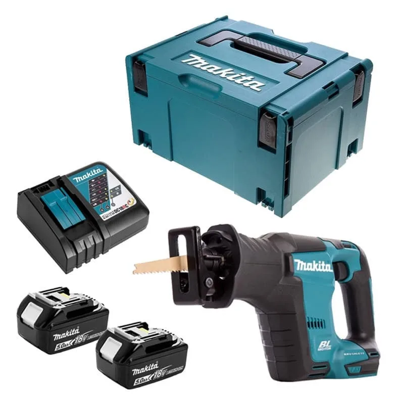 Makita djr188rtj - sierra de sable a batería bl 18v lxt 5ah 2 bat. makp compact