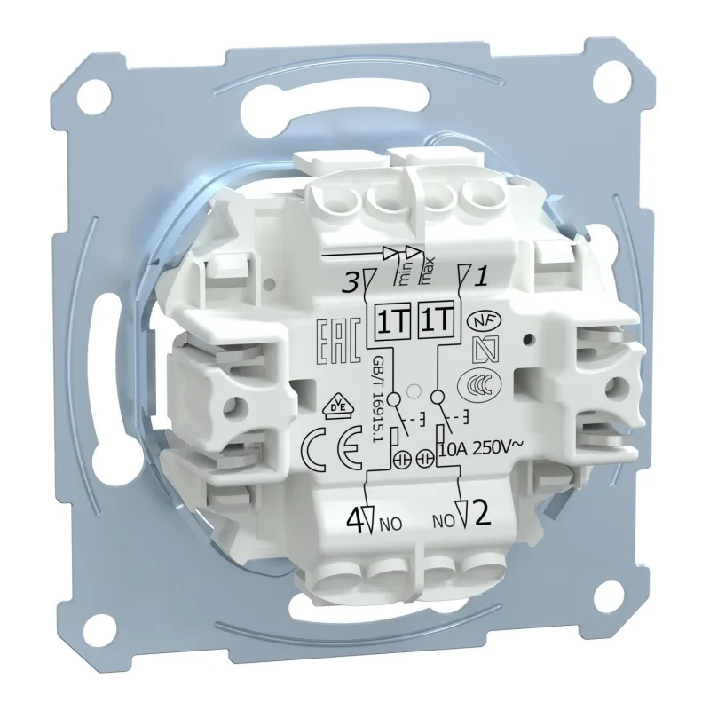 Mecanismo de doble pulsador schneider