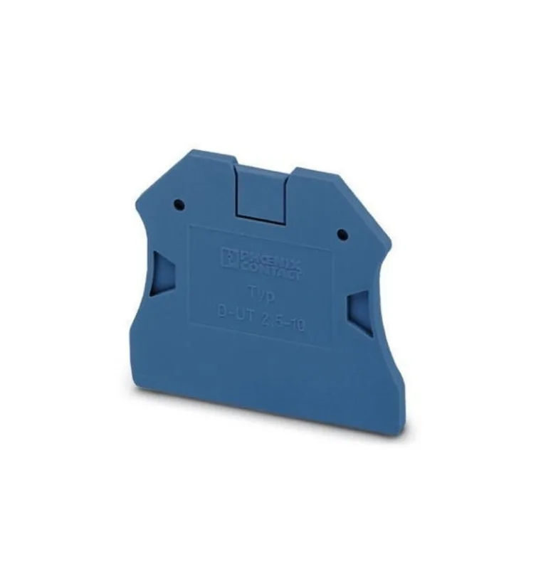 Tapa final d-ut 2,5/10 bu - phoenix contact