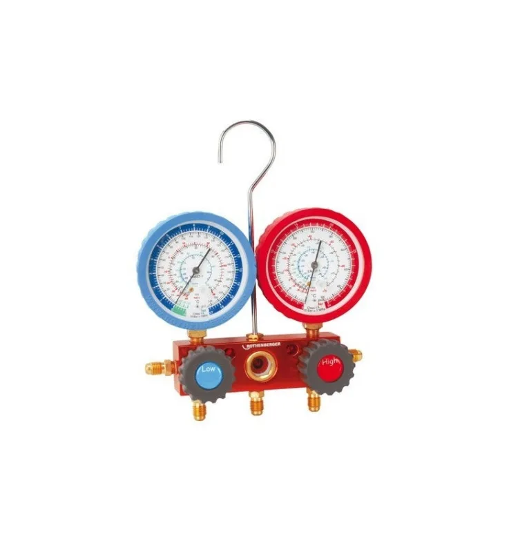 Grupo manométrico 2 vías 3 entrada 1/4''sae - rothenberger