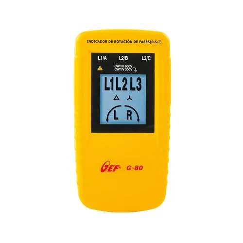 Indicador rotación de fases rst g80 - ht-instruments