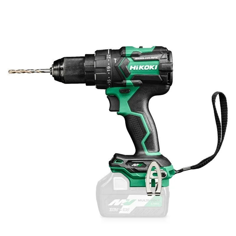 Taladro percutor hikoki dv36dcw2z - 36v - 155nm - motor sin escobillas - sin batería ni cargador