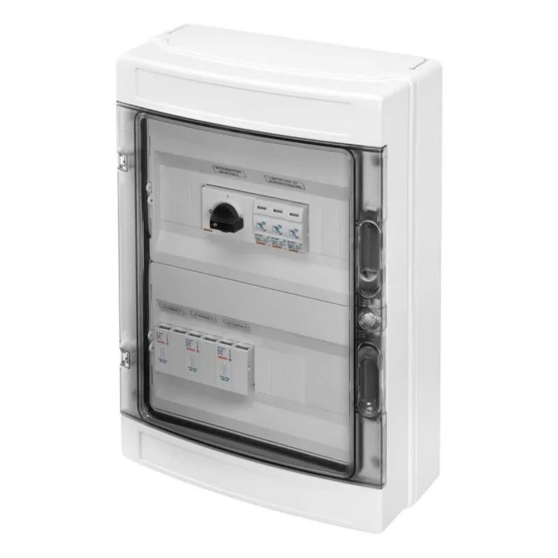 Gewiss cuadro precableado 1000v dc 32a 2x12m 3 cadenas gwd9907